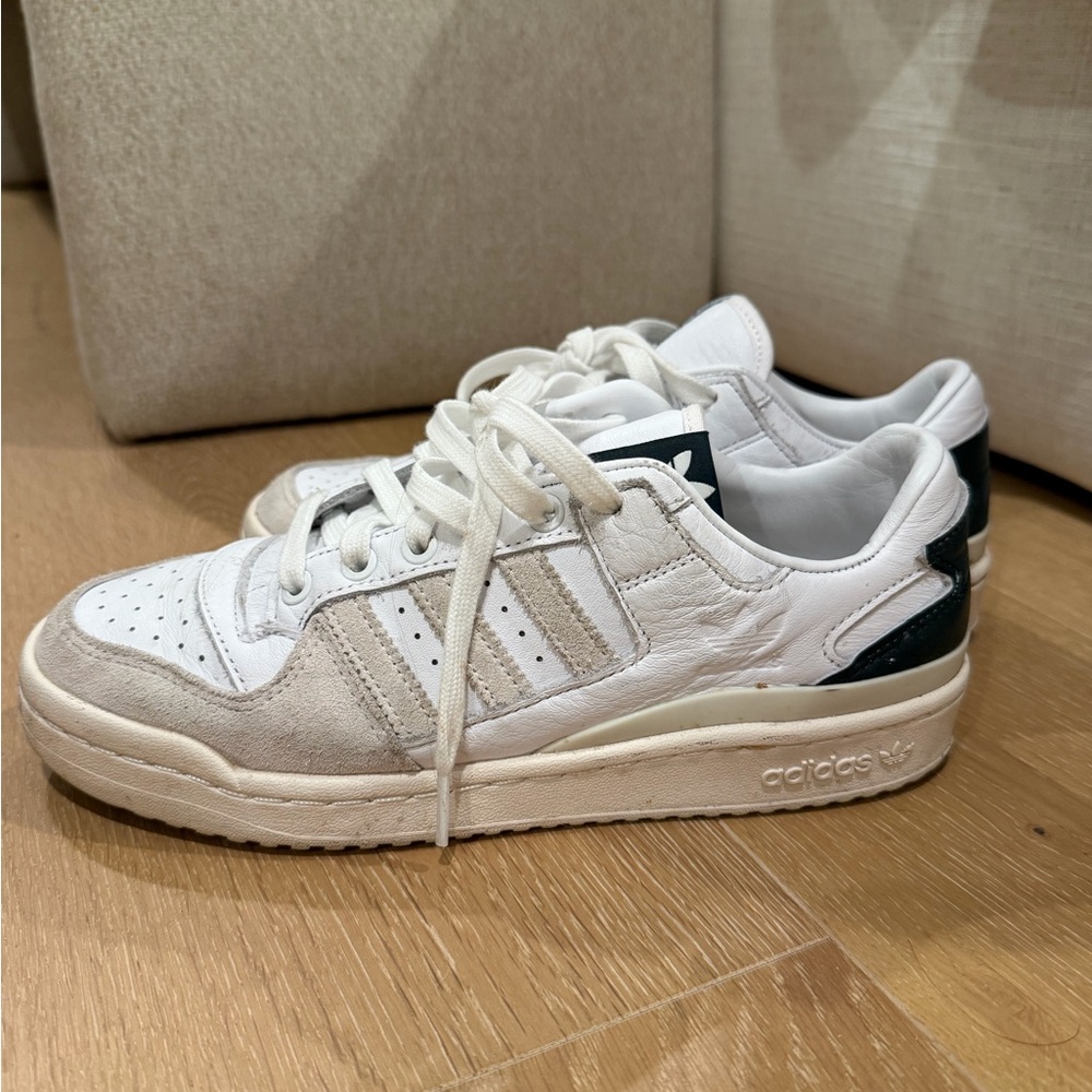 Adidas Kith collab White Sneakers with Subtle Accents